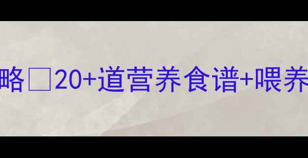 图片 10个月宝宝辅食添加全攻略🍼20+道营养食谱+喂养技巧，新手妈妈必看！👶