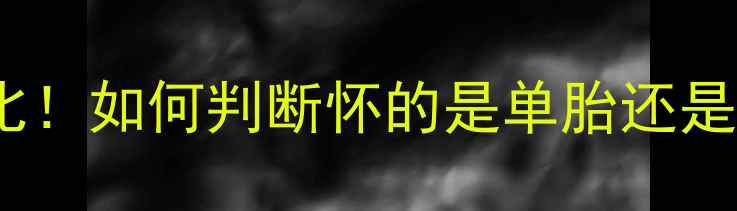 图片 B超检查时间表+孕期症状对比！如何判断怀的是单胎还是双胎？孕妈必看的产检指南2
