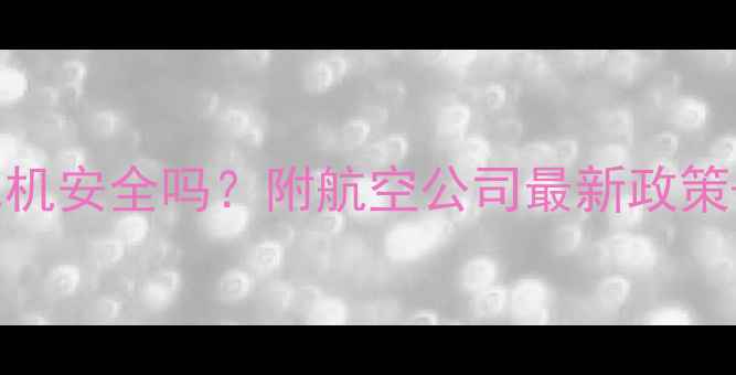 图片 ✈️8个月孕妇坐飞机安全吗？附航空公司最新政策+孕晚期乘机全攻略