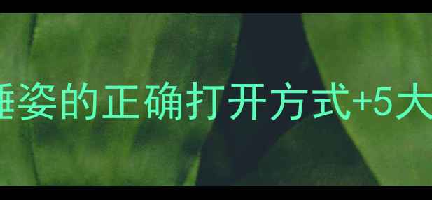 图片 ✨孕期睡眠指南｜左侧卧睡姿的正确打开方式+5大禁忌事项⚠️附睡姿图解1