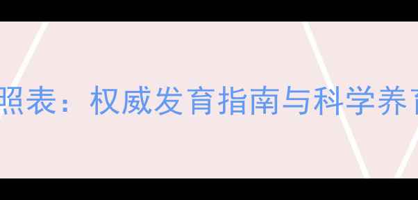图片 九个月宝宝身高体重标准对照表：权威发育指南与科学养育建议（附国家标准数据）2