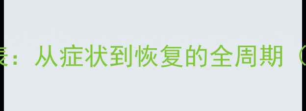 图片 儿童癫痫康复时间表：从症状到恢复的全周期（附科学干预指南）2