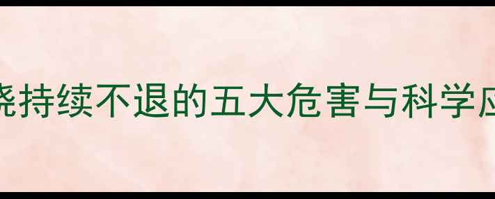 图片 儿童高烧持续不退的五大危害与科学应对指南