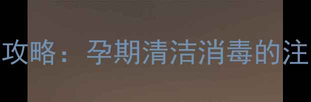 图片 冰醋酸孕妇使用全攻略：孕期清洁消毒的注意事项与替代方案