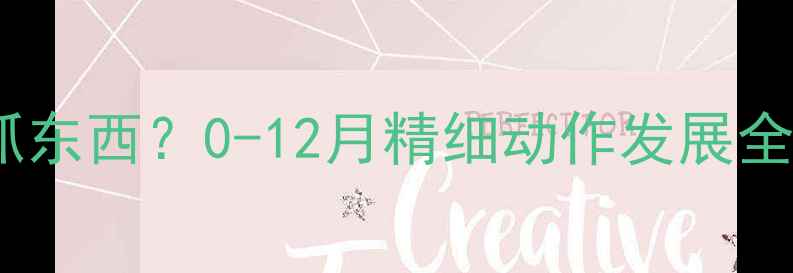 图片 婴儿几个月开始抓东西？0-12月精细动作发展全（附训练方法）1