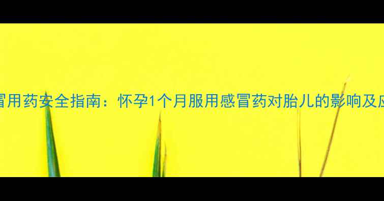 图片 孕期感冒用药安全指南：怀孕1个月服用感冒药对胎儿的影响及应对措施