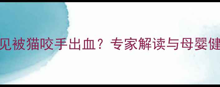 图片 孕期梦见被猫咬手出血？专家解读与母婴健康指南