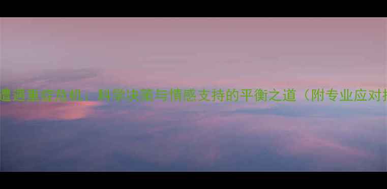 图片 当婴儿遭遇重症危机：科学决策与情感支持的平衡之道（附专业应对指南）1