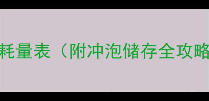 图片 新生儿1岁宝宝奶粉月消耗量表（附冲泡储存全攻略）｜科学喂养避坑指南1