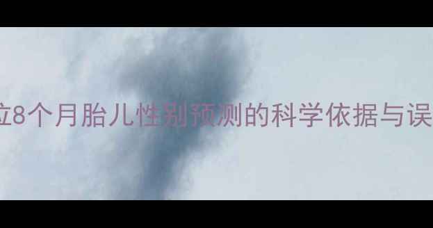 图片 臀位8个月胎儿性别预测的科学依据与误区2