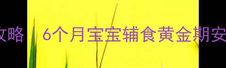 图片 🌟婴儿米粉添加全攻略｜6个月宝宝辅食黄金期安排+科学喂养指南🔸