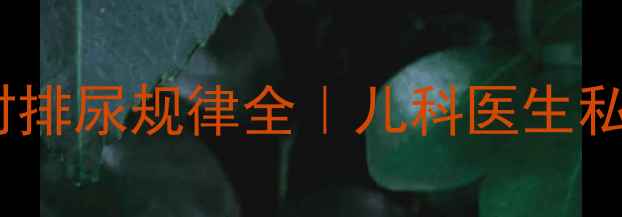 图片 🌟新生儿24小时排尿规律全｜儿科医生私藏护理指南🍼2