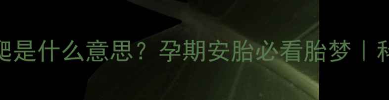 图片 🌿孕妇梦见小虫子爬是什么意思？孕期安胎必看胎梦｜科学解释+安胎指南2